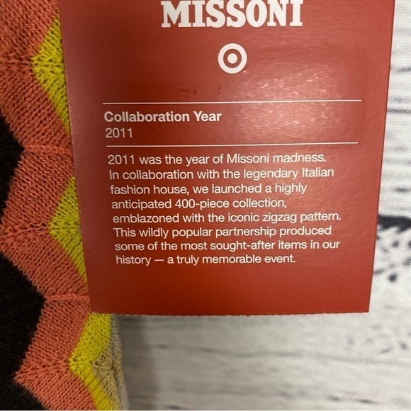 MISSONI For Target Zig Zag Sleeveless Dress Size M - Picture 6 of 7